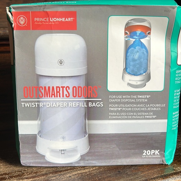 PrinceLion Heart Twist’r Diaper & Charcoal Refills - Picture 1 of 6